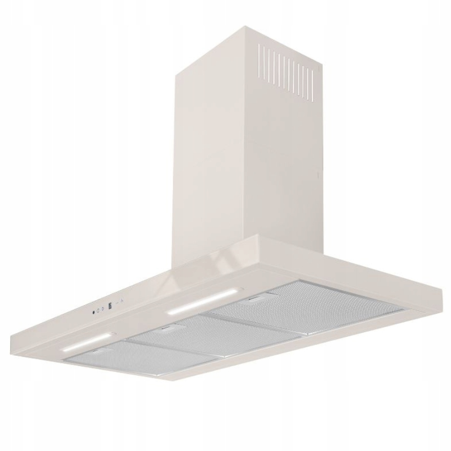 Okap kominowy kuchenny wyciąg Sento Or Strips kaszmir Nortberg 90 cm