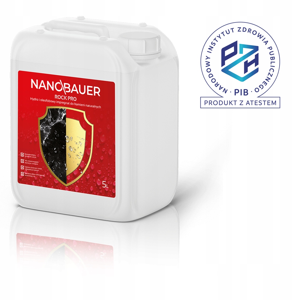 Impregnát na mramorovou žulu a břidlicový travertin Nanobauer 5 l 100 m²