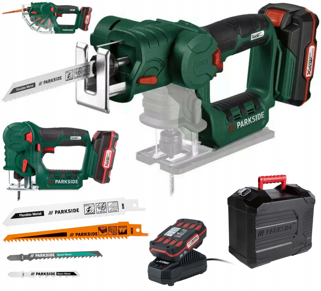 PARKSIDE акумуляторна лобзик і шабельна пила
