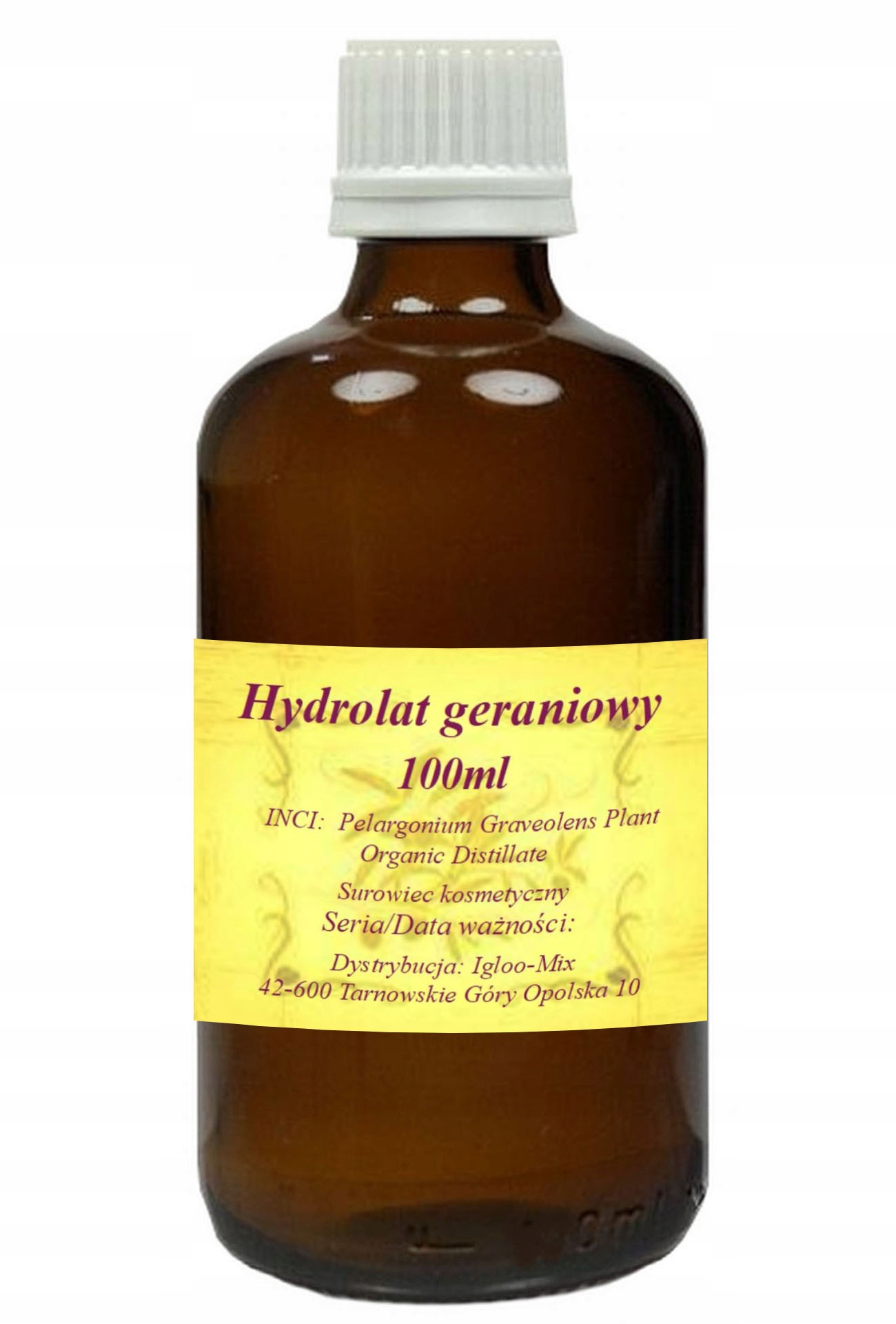 

Hydrolat Geraniowy 100ml