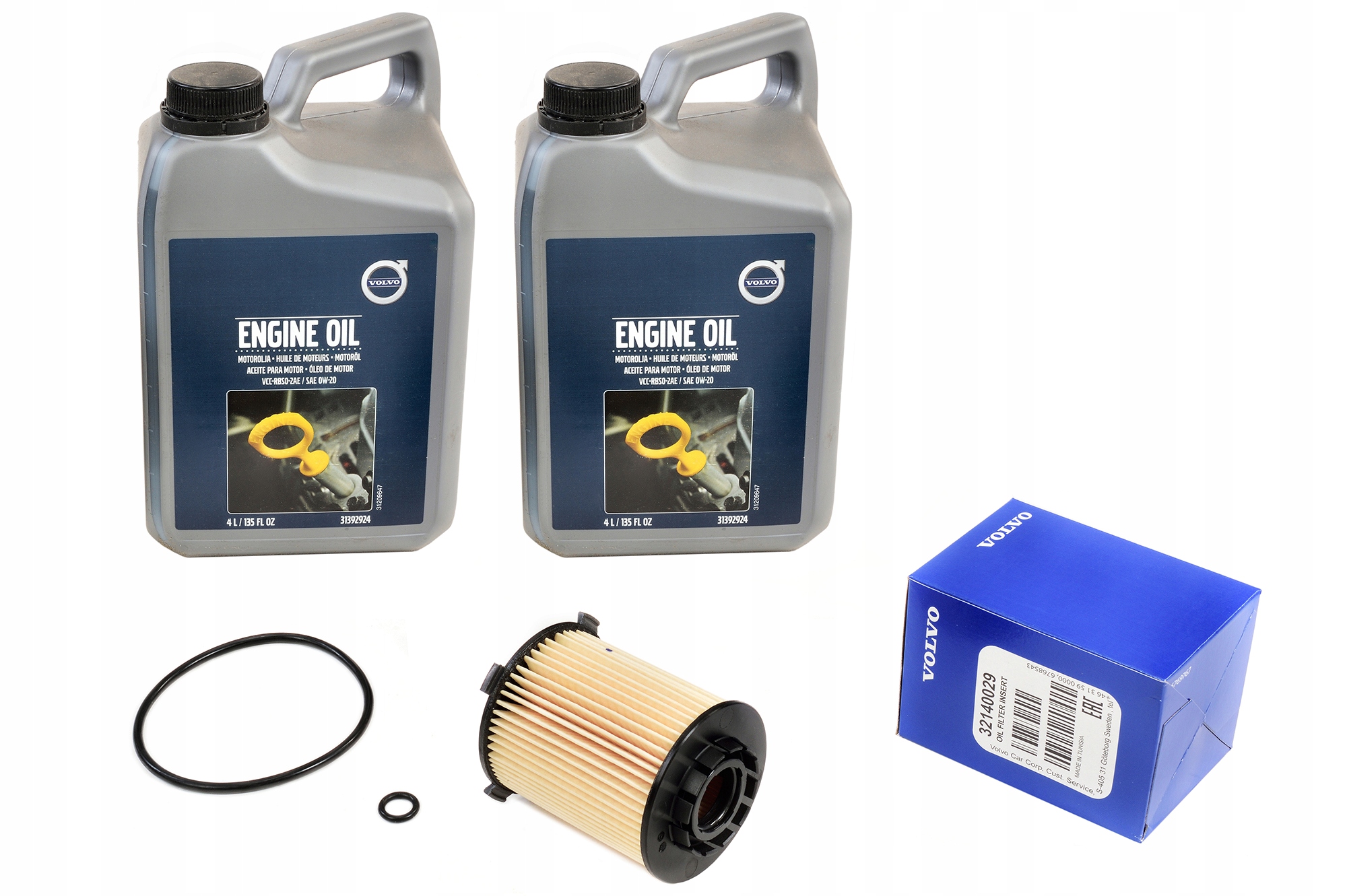 VOLVO FILTR OLEJU OLEJ 0W20 VCC-RBS0-2AE 8L 2013-