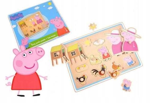 

Puzzle Układanka Drewniana Świnka Peppa