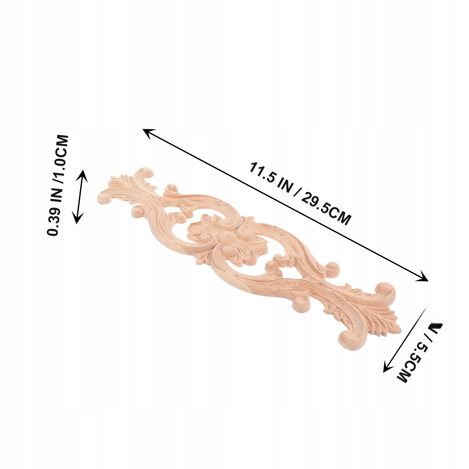 WYSTRÓJ DOMU W RETRO VINTAGE RZEŹBA W DREWNIE DOMOWEGO Materiał inny