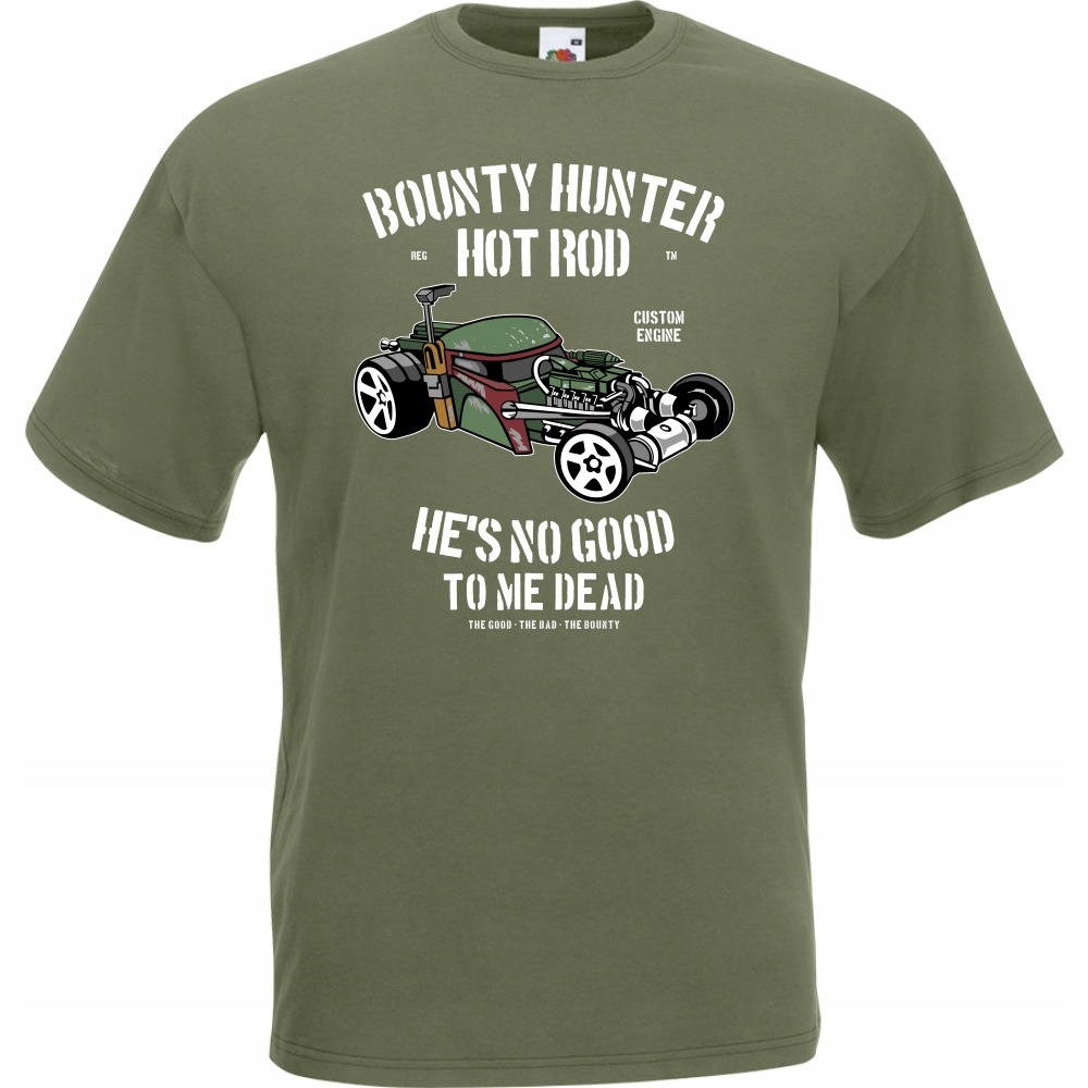 

Koszulka hot rod quad auto militaria L oliwkowa