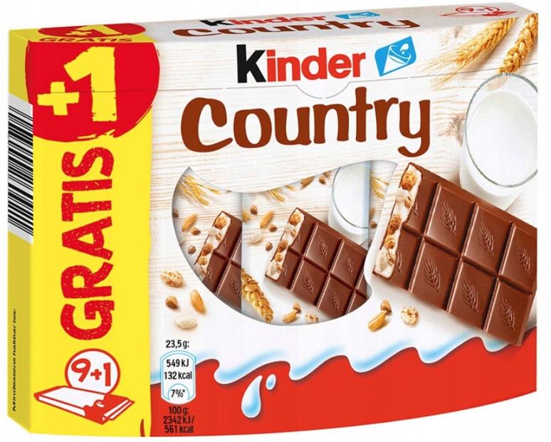 Tyčinky Kinder Country 10x23,5 g