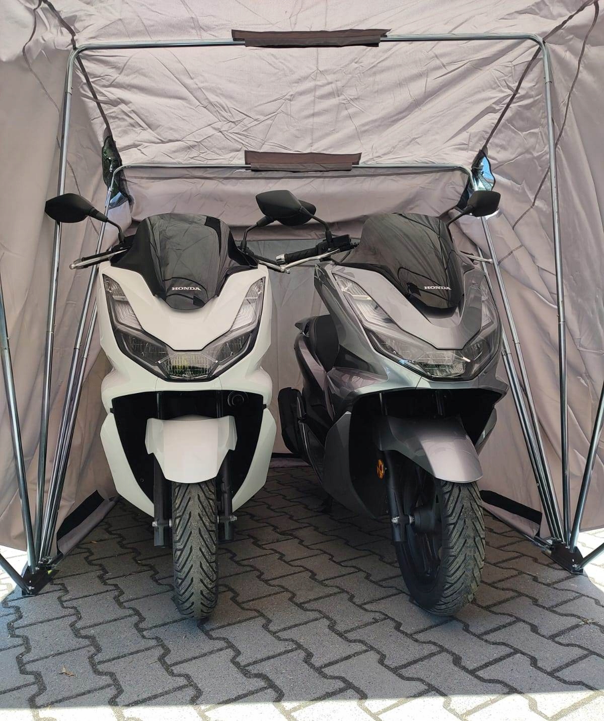 Topx Voděodolný Obal Na Motocykl Stan Skládací Garáž 350 x 170 x 190