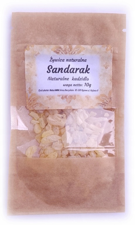 

sandarak naturalna żywica kadzidło