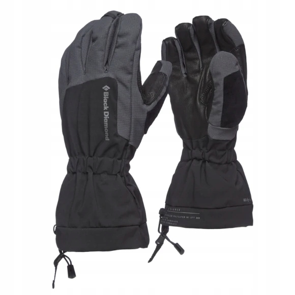 Rękawice Black Diamond Glissade Gloves Black [Rozmiar L]