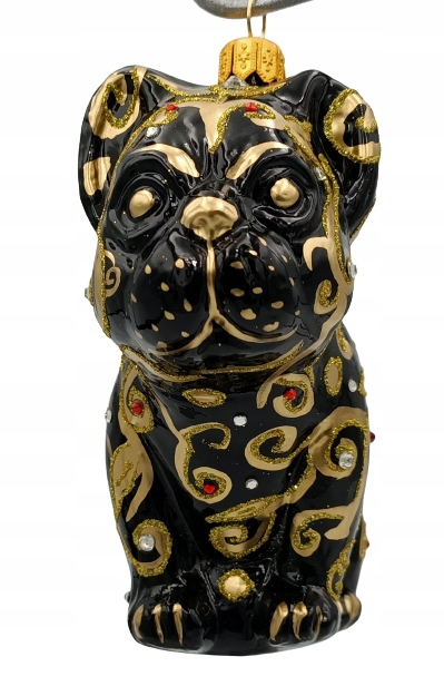 

Bombki Choinkowe Szklane Pies buldog 12cm
