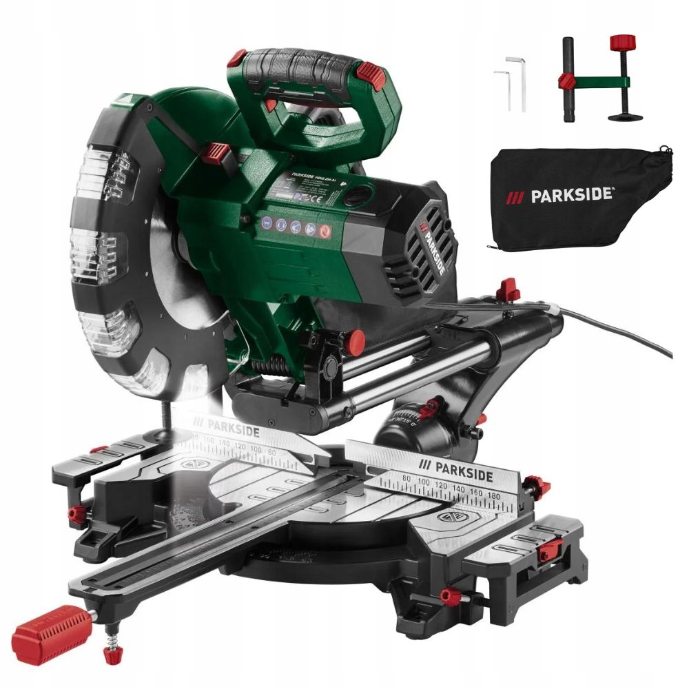 Kotoučová Pila Na Dřevo Parkside Pzks A1 254 MM 200 W S Posuvem