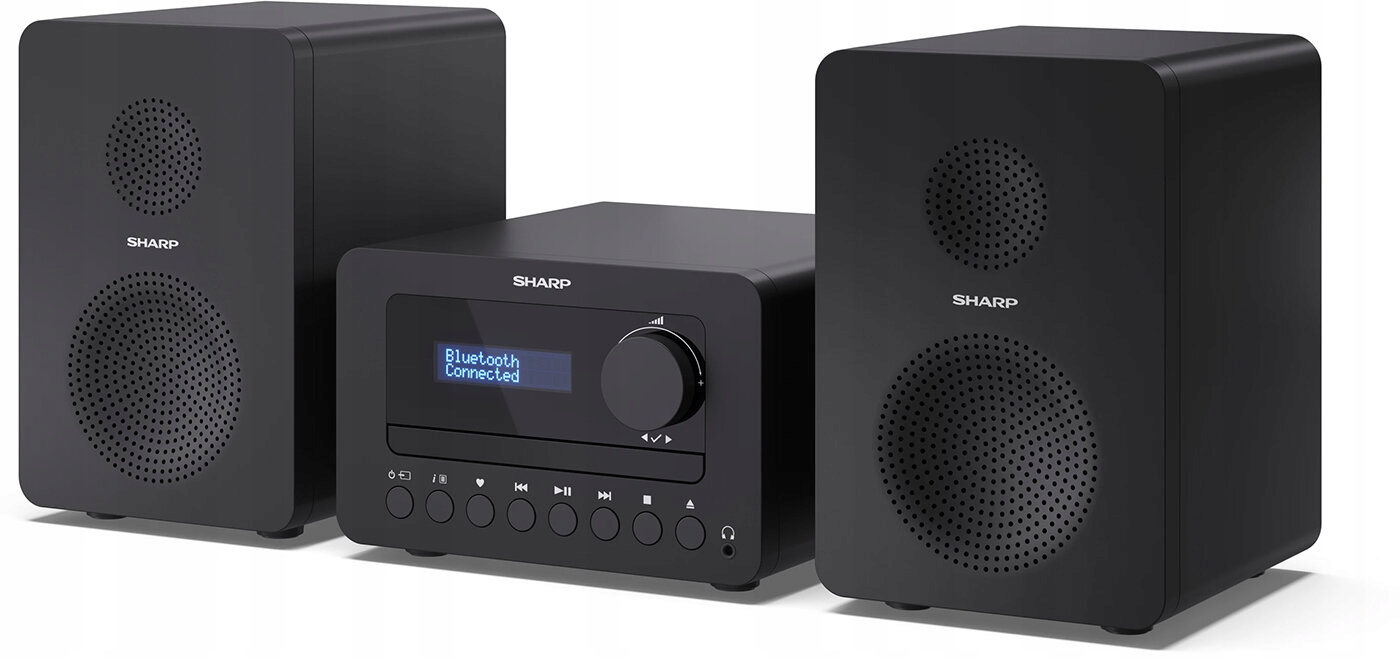 Sharp XL-B520D(BK) Tokyo Hi-Fi Micro System 2.0, Fm/dab/dab+/usb, CD, Bluet
