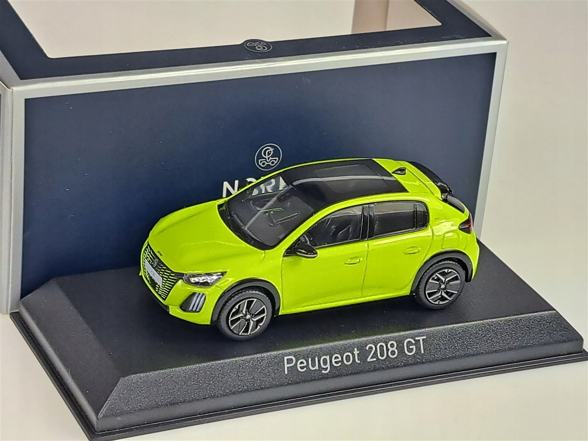 Norev Peugeot 208 Gt 2024 Aqueda Yellow 1:43