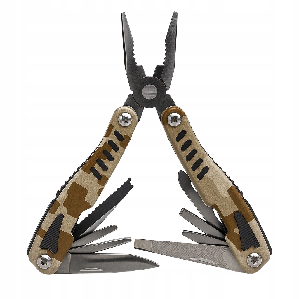 Multitool Kombinačky Nůž Multifunkční Nářadí 15 V 1 Pouzdro Armádní Armáda