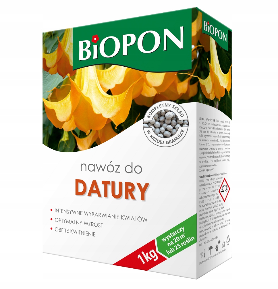 

Nawóz do Datury 1kg Biopon