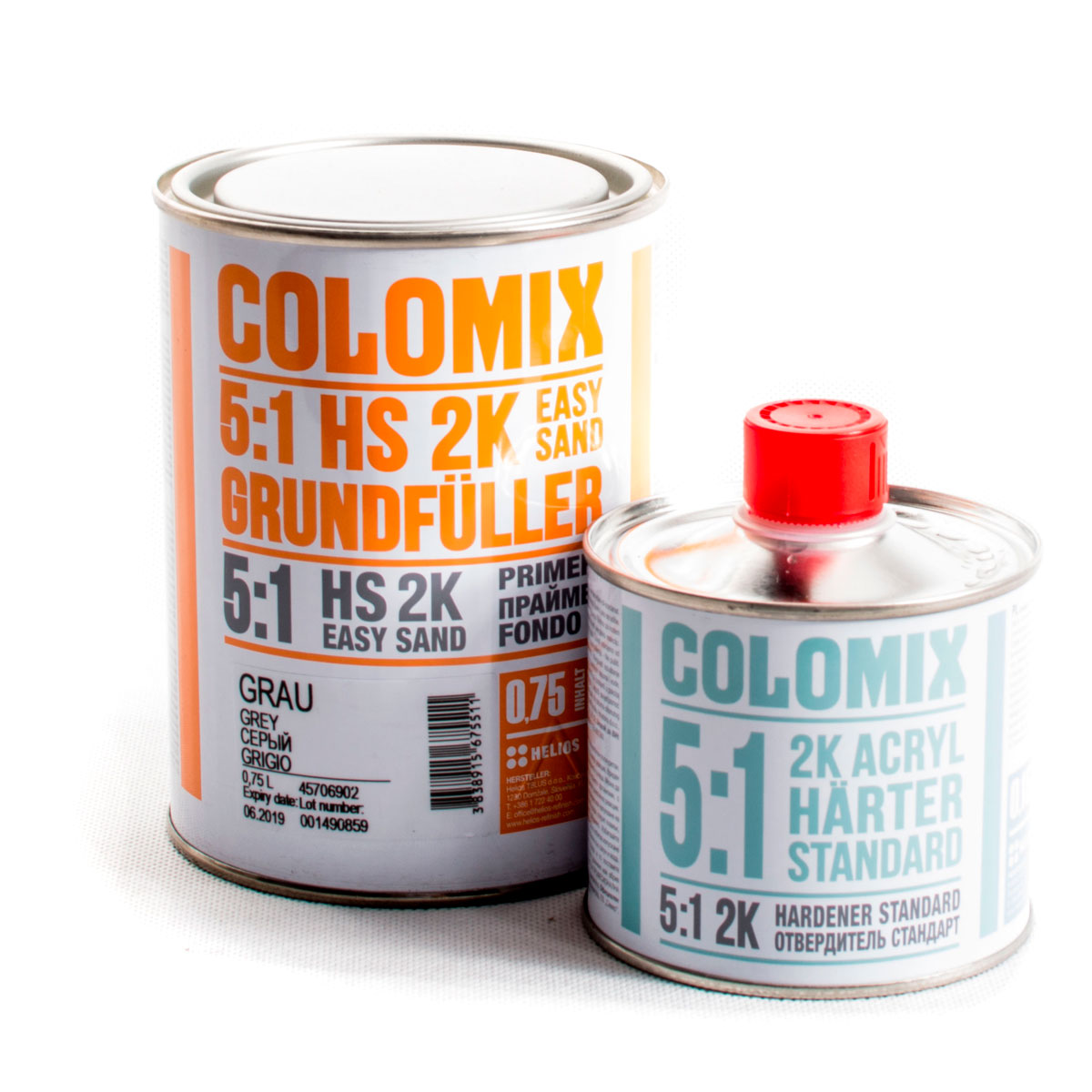 

Colomix Podkład 2K Szary 750ml Utwardzacz 150ml