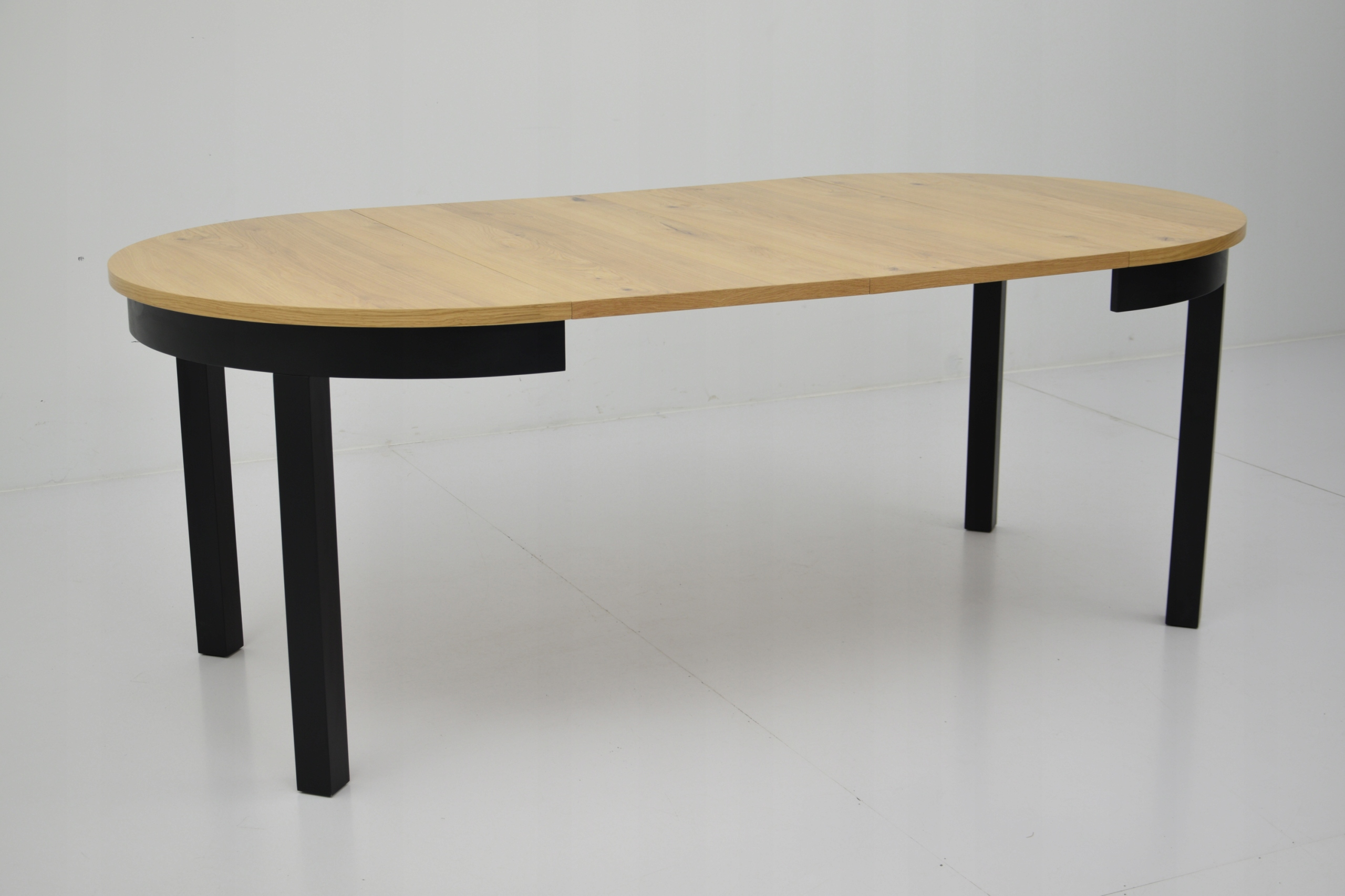 Klasyczny solidny STÓŁ okrągły rozkładany Dębowy Szerokość mebla 110 cm