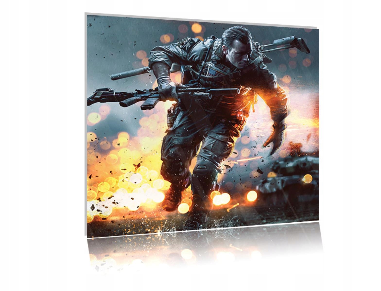 

Obraz szklany na szkle Battlefield 03 50x50