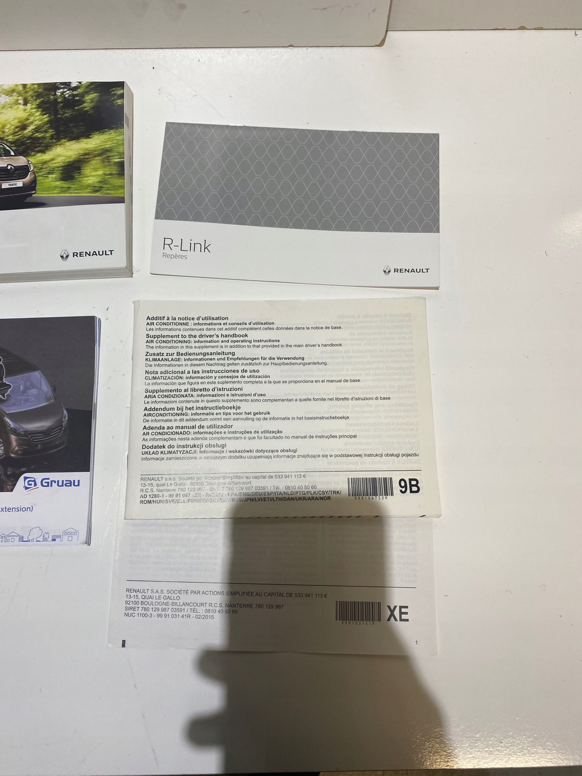 RENAULT TRAFIC III SpaceClass INSTRUKCJA OBSLUGI Brand Renault