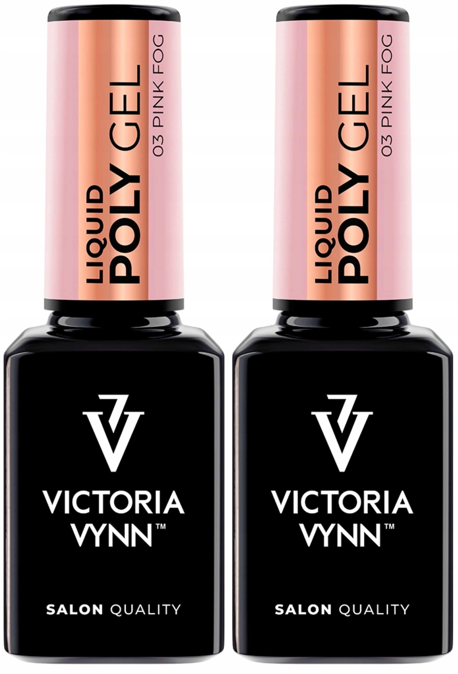 2 x Victoria Vynn Akrylový gel na nehty Liquid Poly Gel 03 Pink Fog 15 ml