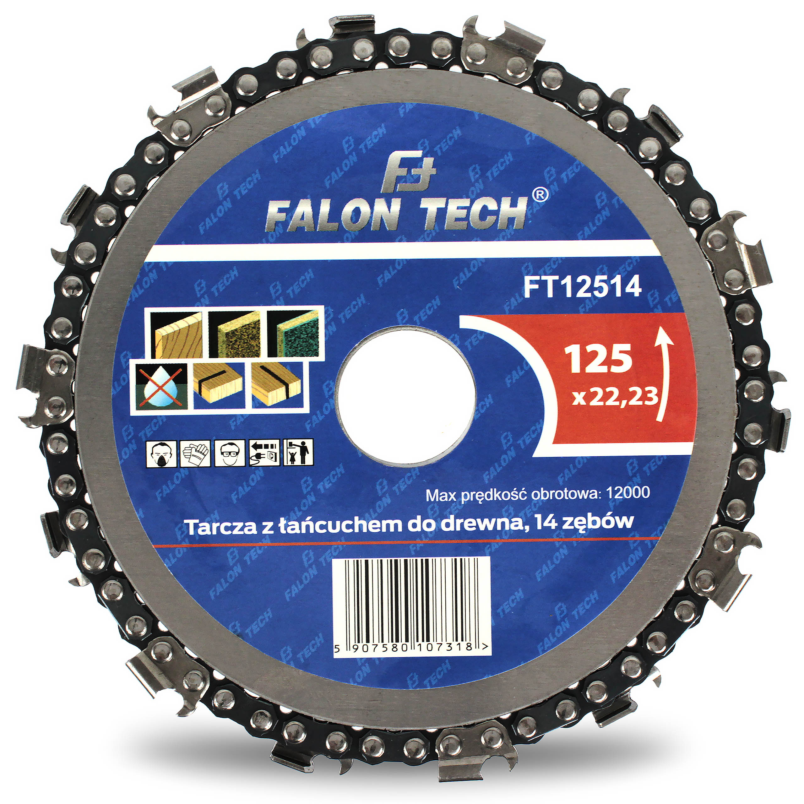 

Tarcza Piła Łańcuchowa Do Drzewa Drewna 125mm 14T