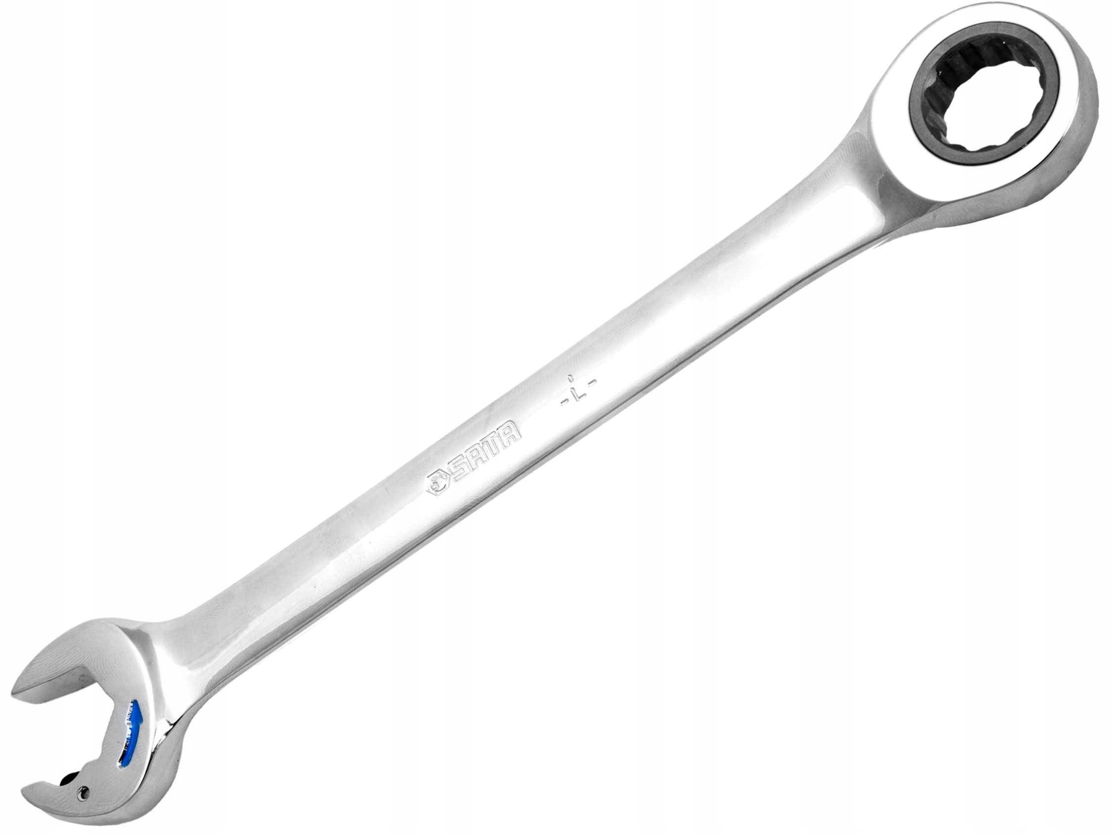 

Sata Klucz płasko-oczkowy z podw. grzechotką 8mm