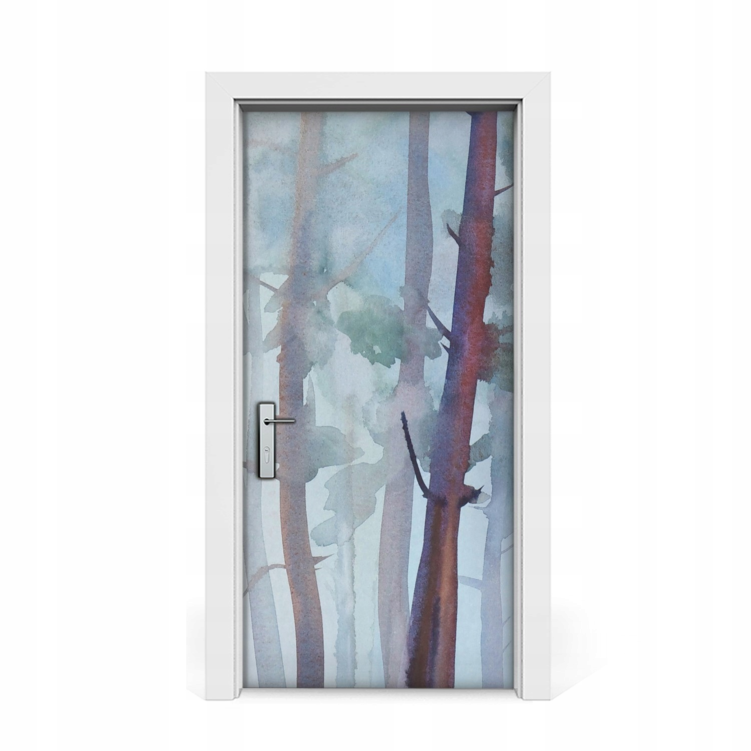 

Naklejka na drzwi okleina Ponury Las 95x205