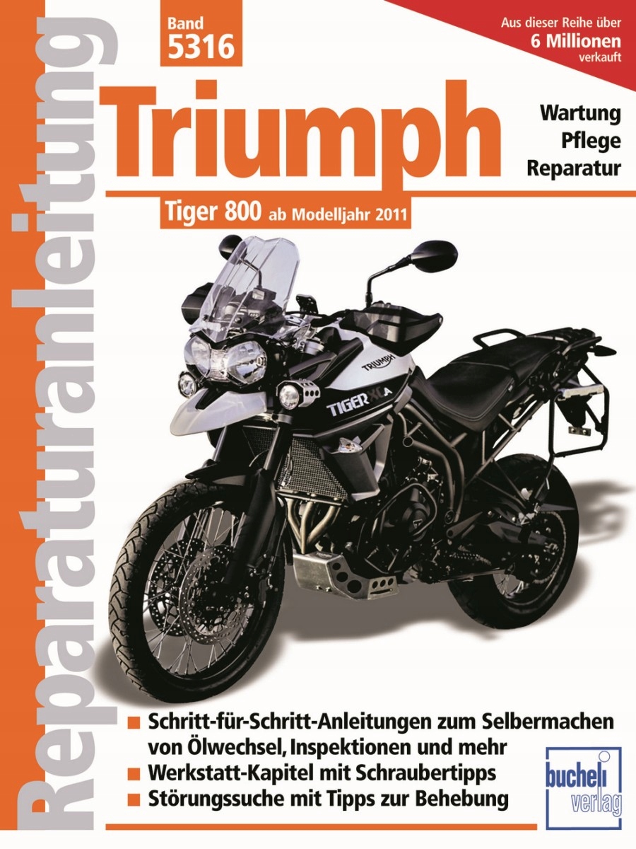 Triumph Tiger 800 (2011-2019) посібник з ремонту