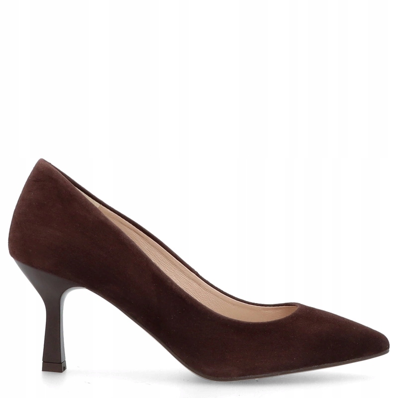 Špendlíky ze semišové kůže Kotyl 3789 Hnědé 39