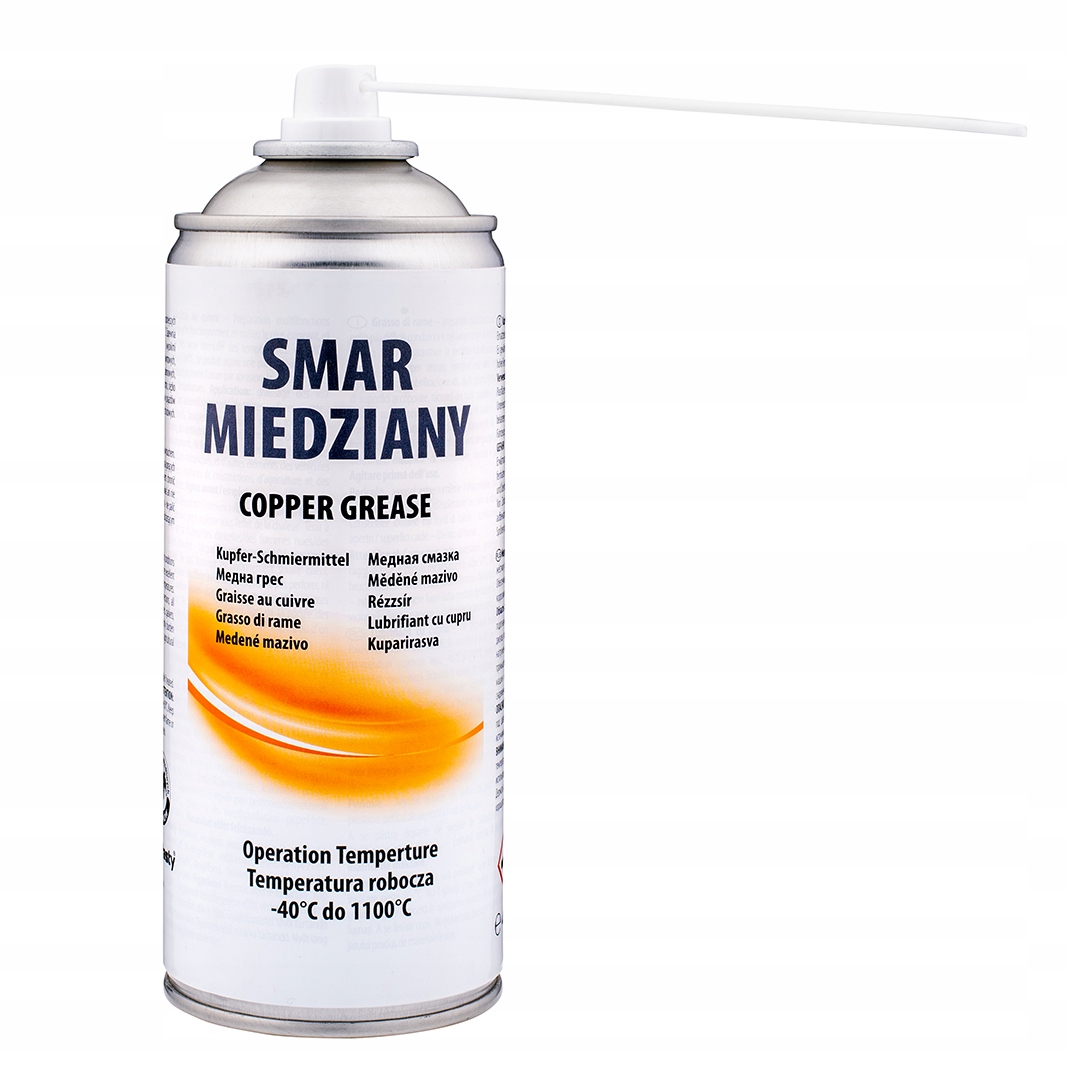 

Smar Miedziany Spray Wysokotemperaturowy 400ml