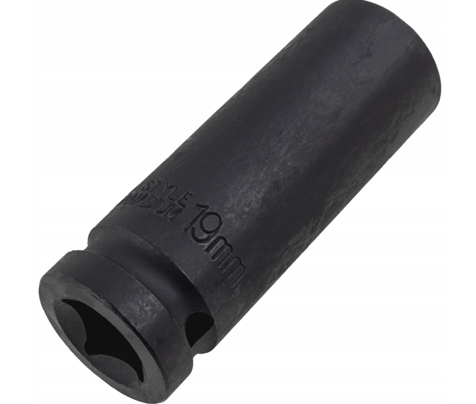 Nasadka Udarowa Klucz Udarowy Cr-mo 6-kąt. Do Kół 78MM Długa 1/2" Cala 19MM