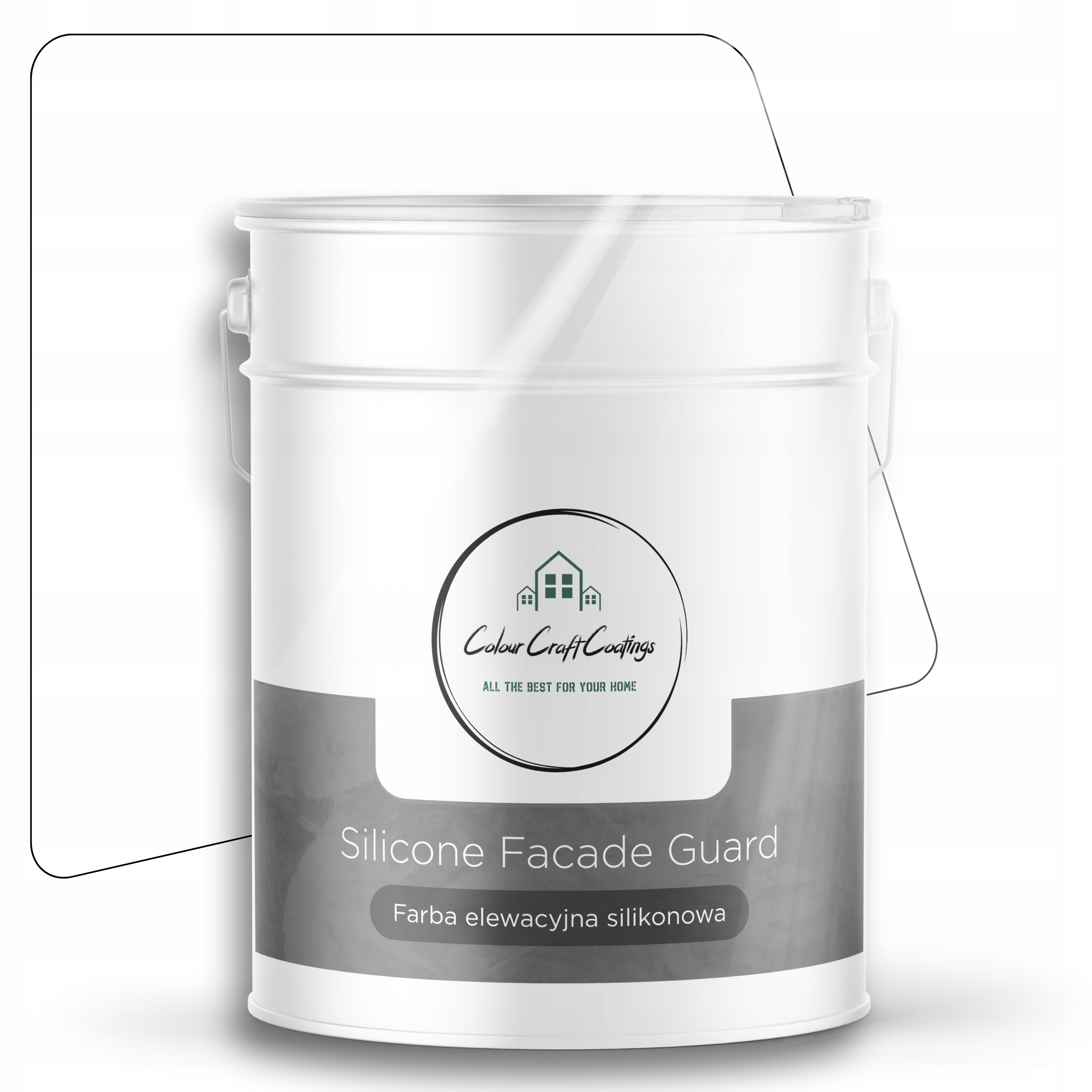 Farba Fasádna Biela Snehová Fasádna Vonkajšia 10 L F103