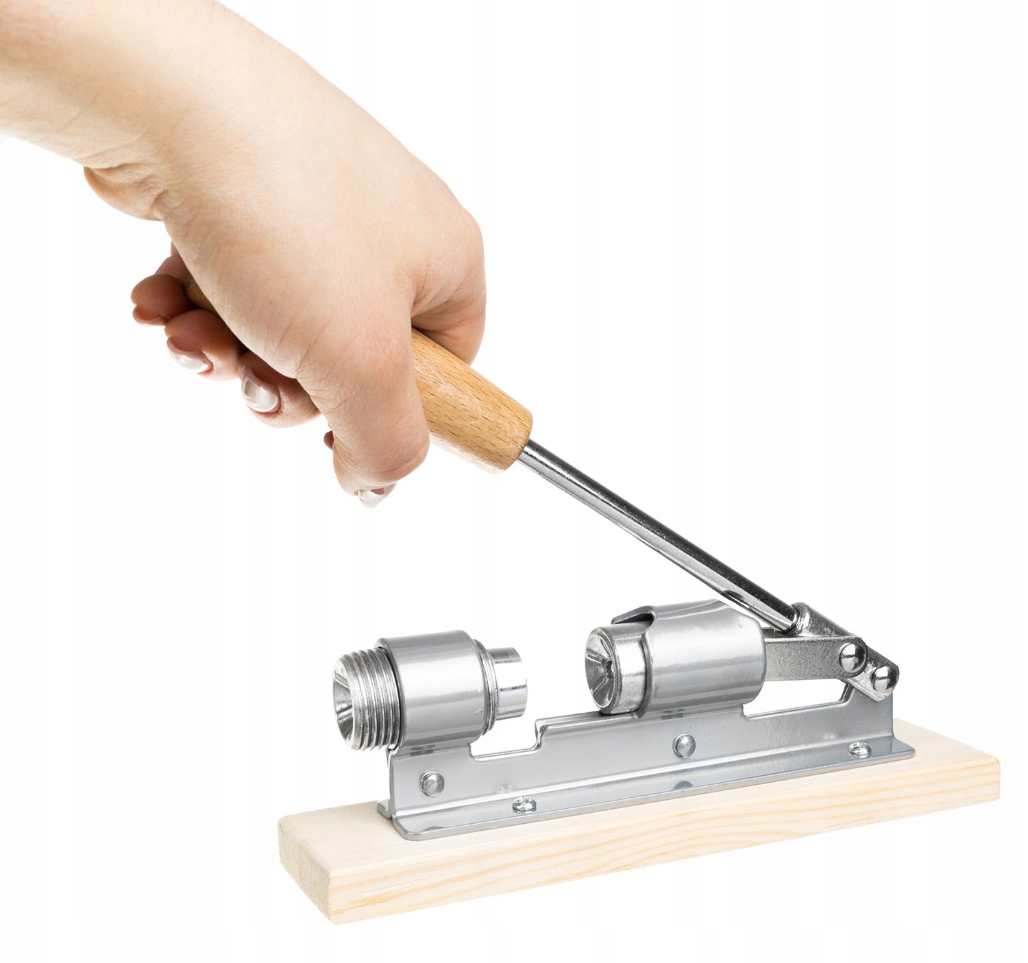 DZIADEK DO ORZECHÓW NA DREWNIANEJ PODSTAWCE MOCNY STALOWY REGULOWANY Kod producenta DZIADEK DO ORZECHÓW NA DREWNIANEJ PODSTAWCE