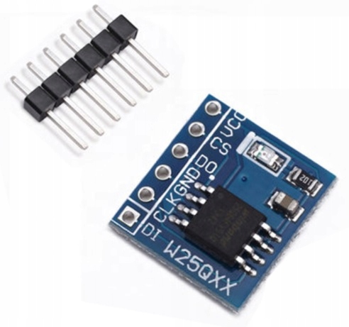 

Moduł pamięci W25Q64 Flash 64Mbit Spi