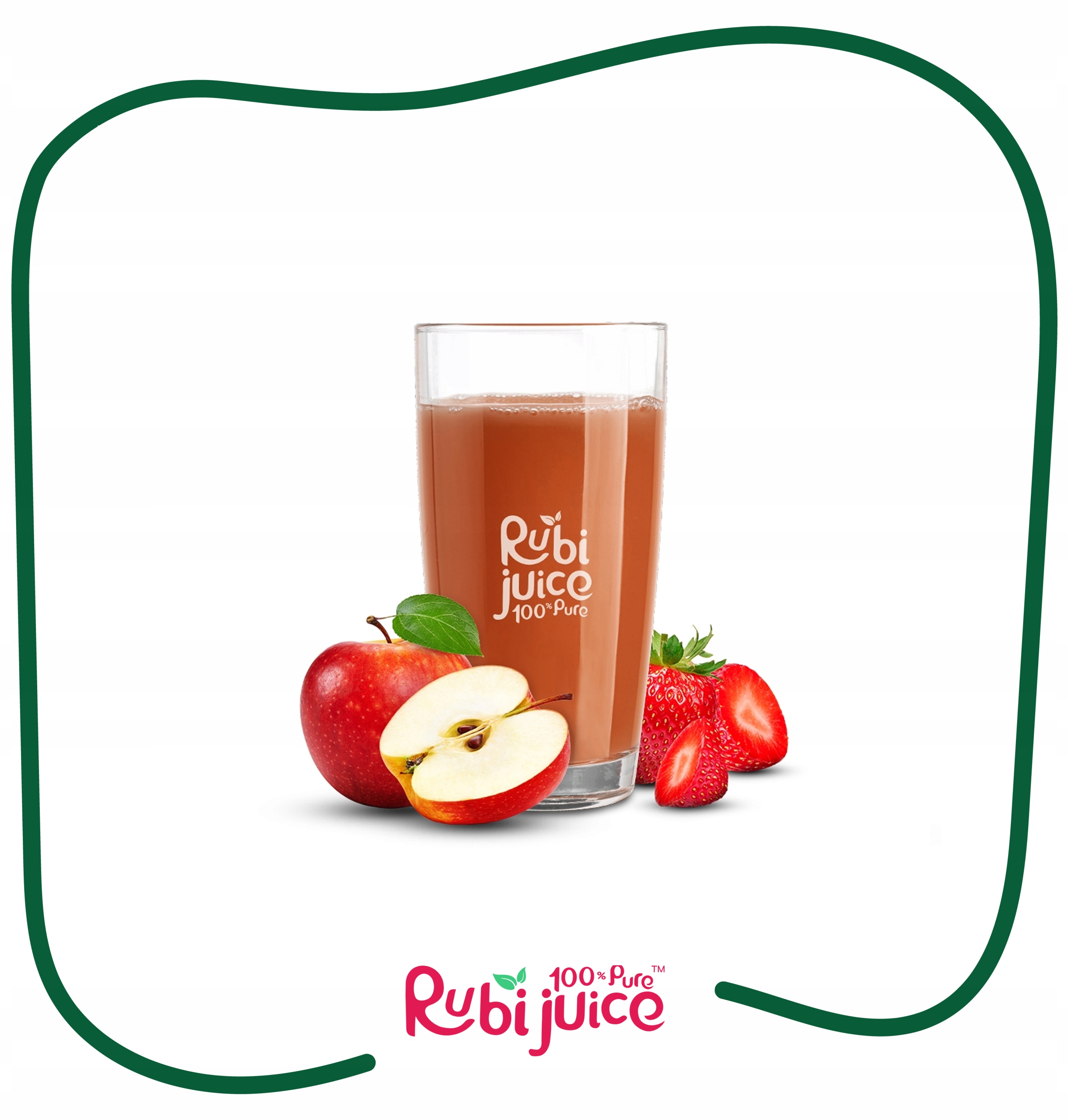 SOK JABŁKO-TRUSKAWKA 80%-20% 5L RUBI JUICE NFC