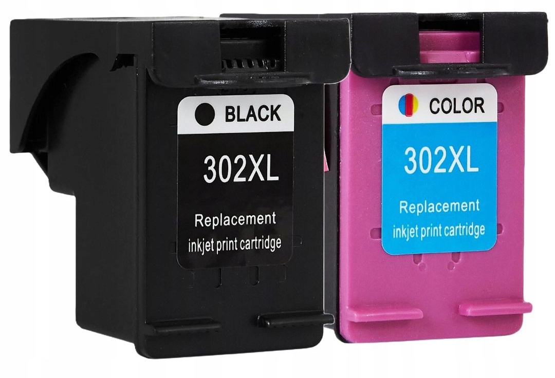 2x náhradní inkoust pro Hp 302 XL sada 3831 3832 3834 4650 4522 4523 4524