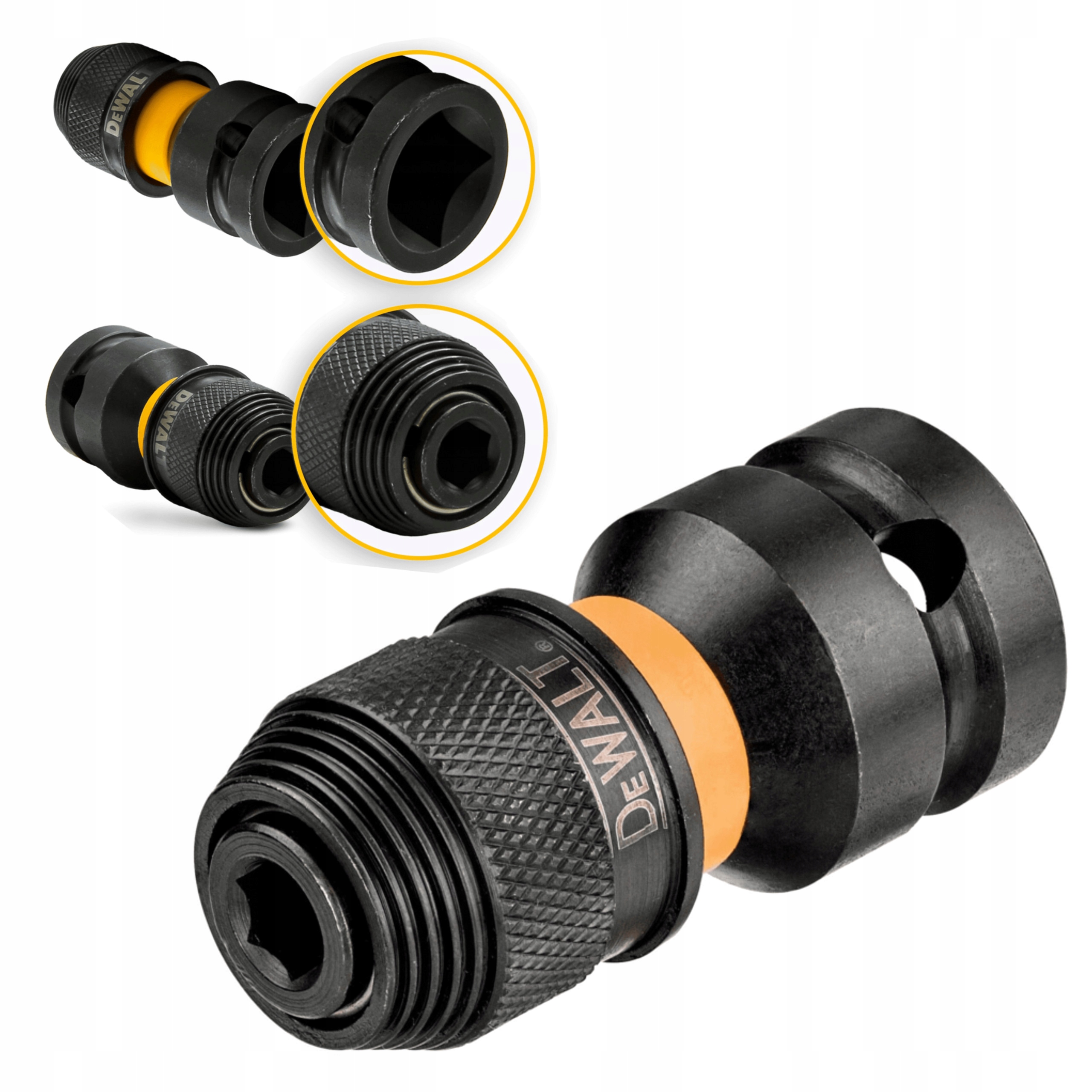 

Adapter Do Zakrętarki Udarowej 1/2-1/4 Dewalt