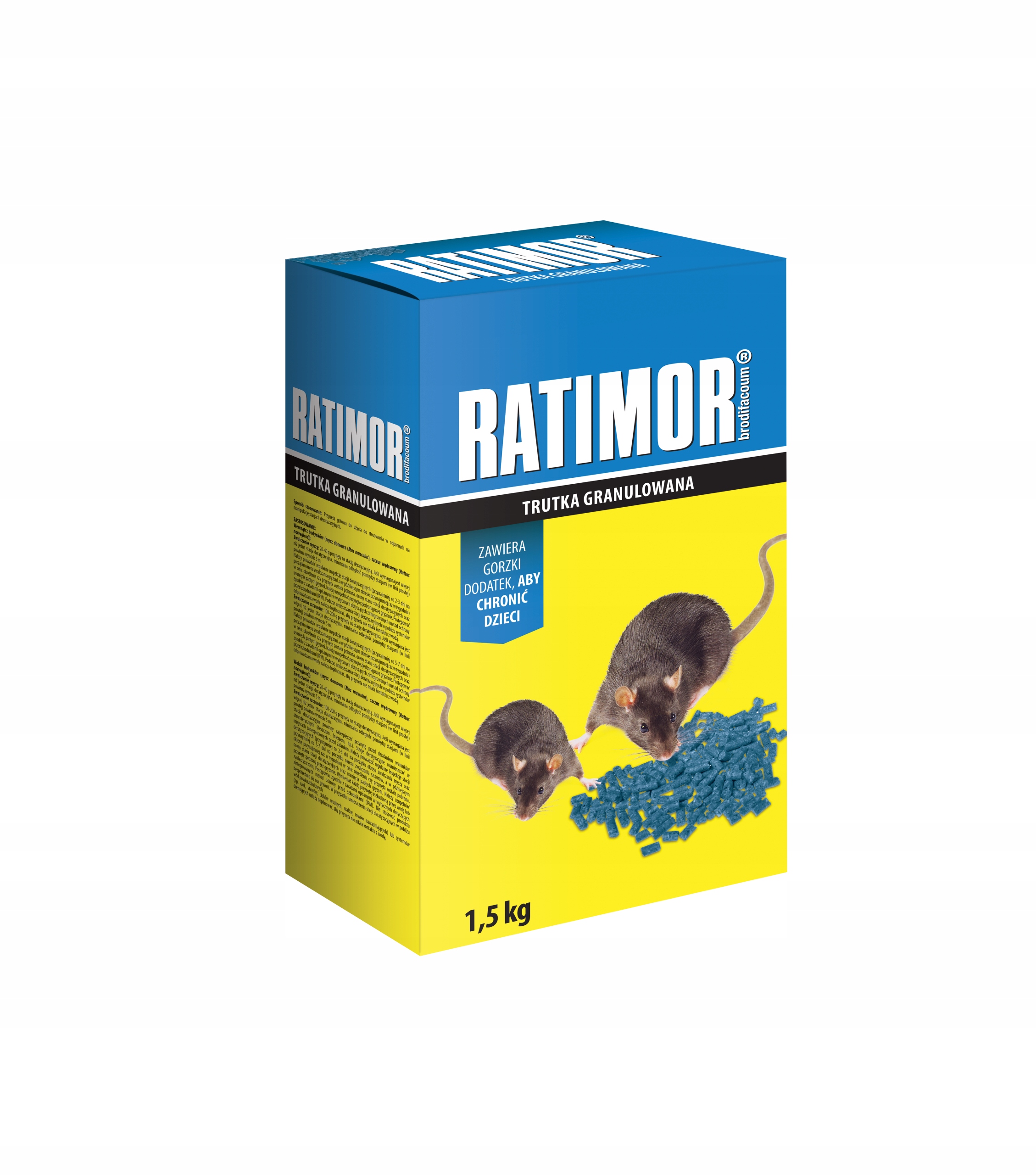 

Ratimor Brodifakum granulat trutka na gryzonie 1kg