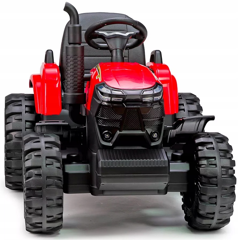 Traktor Na Akumulator 24V Skóra Miękkie Koła Eva Pilot 24V 400WAT 2x200W