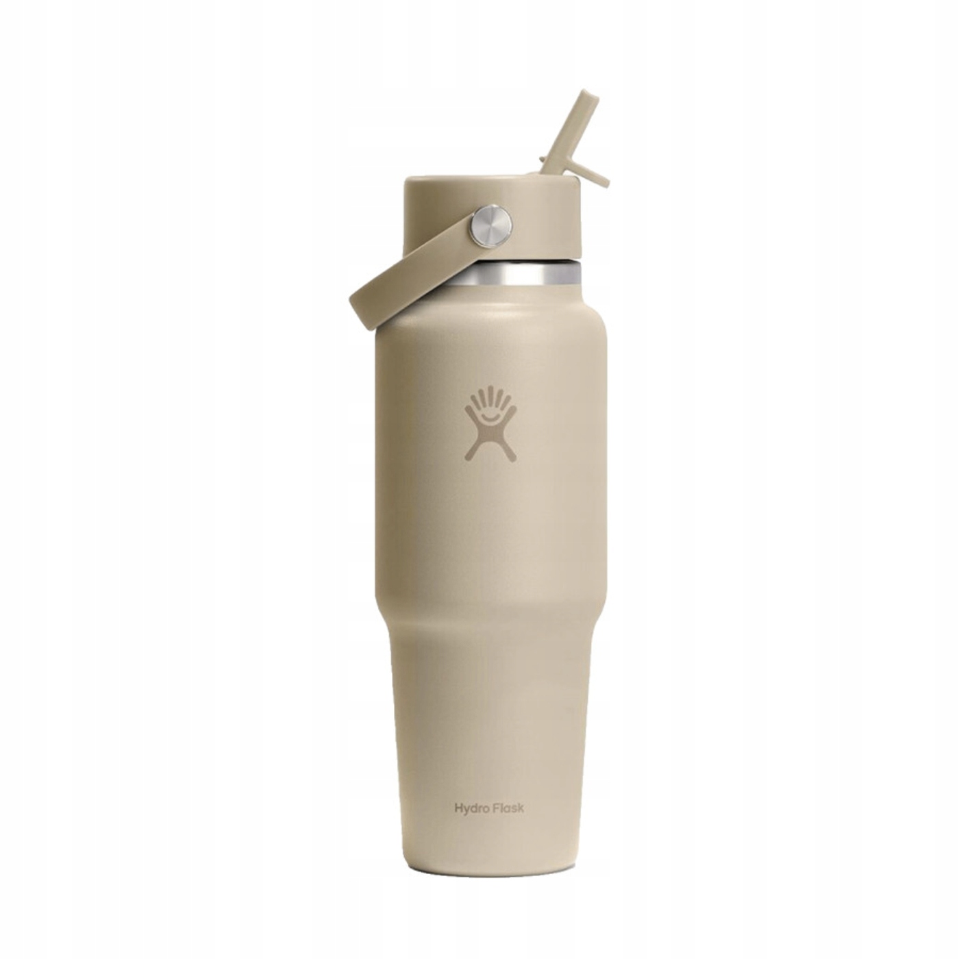 Cestovní láhev na vodu Hydro Flask Wide Mouth Flex Straw Cap Oat, 946 ml