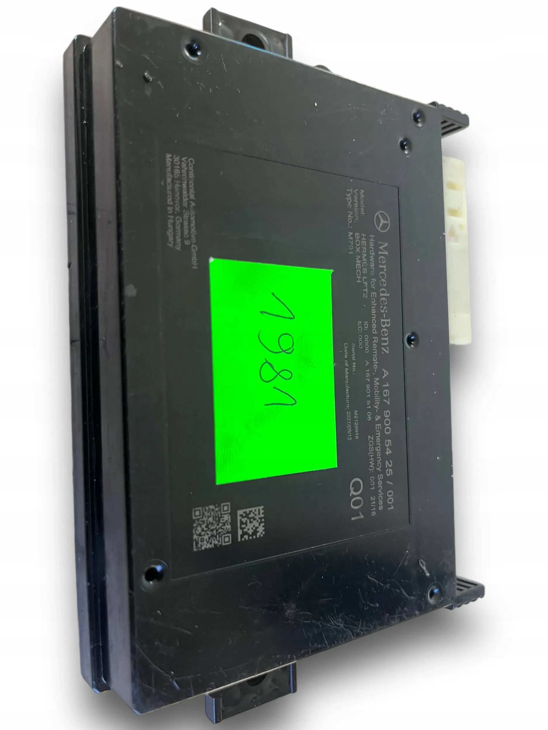 MERCEDES W167 control unit SOS A1679005425 @M