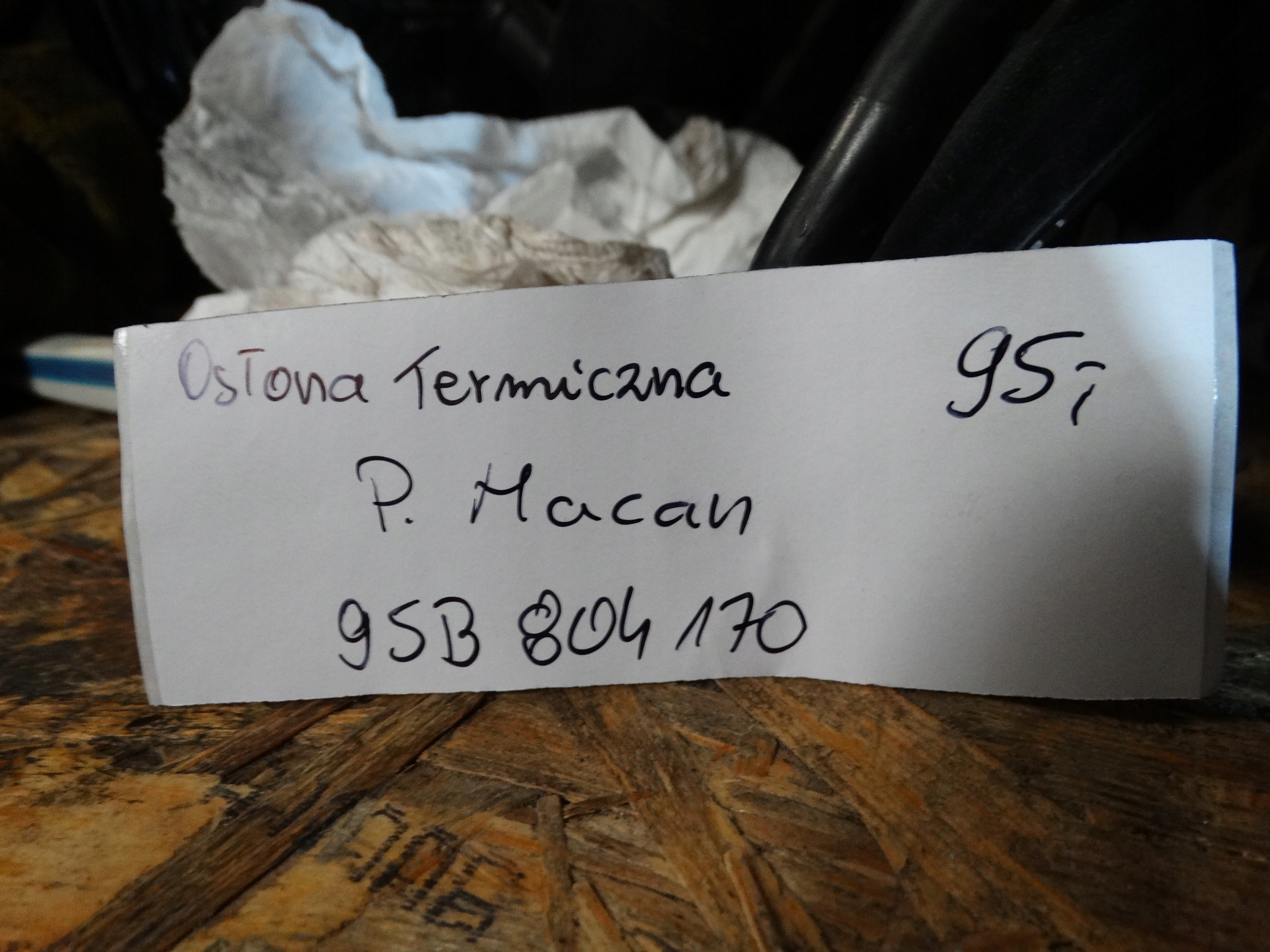IDEALNA Blende Abdeckung TERMICZNA PORSCHE MACAN 1 9