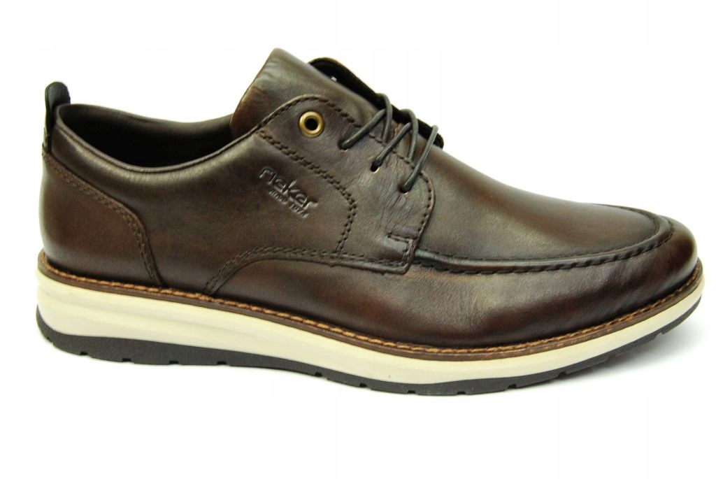 Rieker 14704 pánské polobotky Kůže hnědé vel. 45