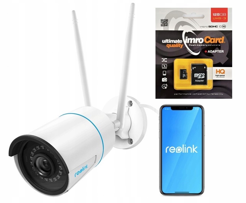 Kamera Reolink W320 WiFi 5MP P2P Smart Detekcia 128GB Karta