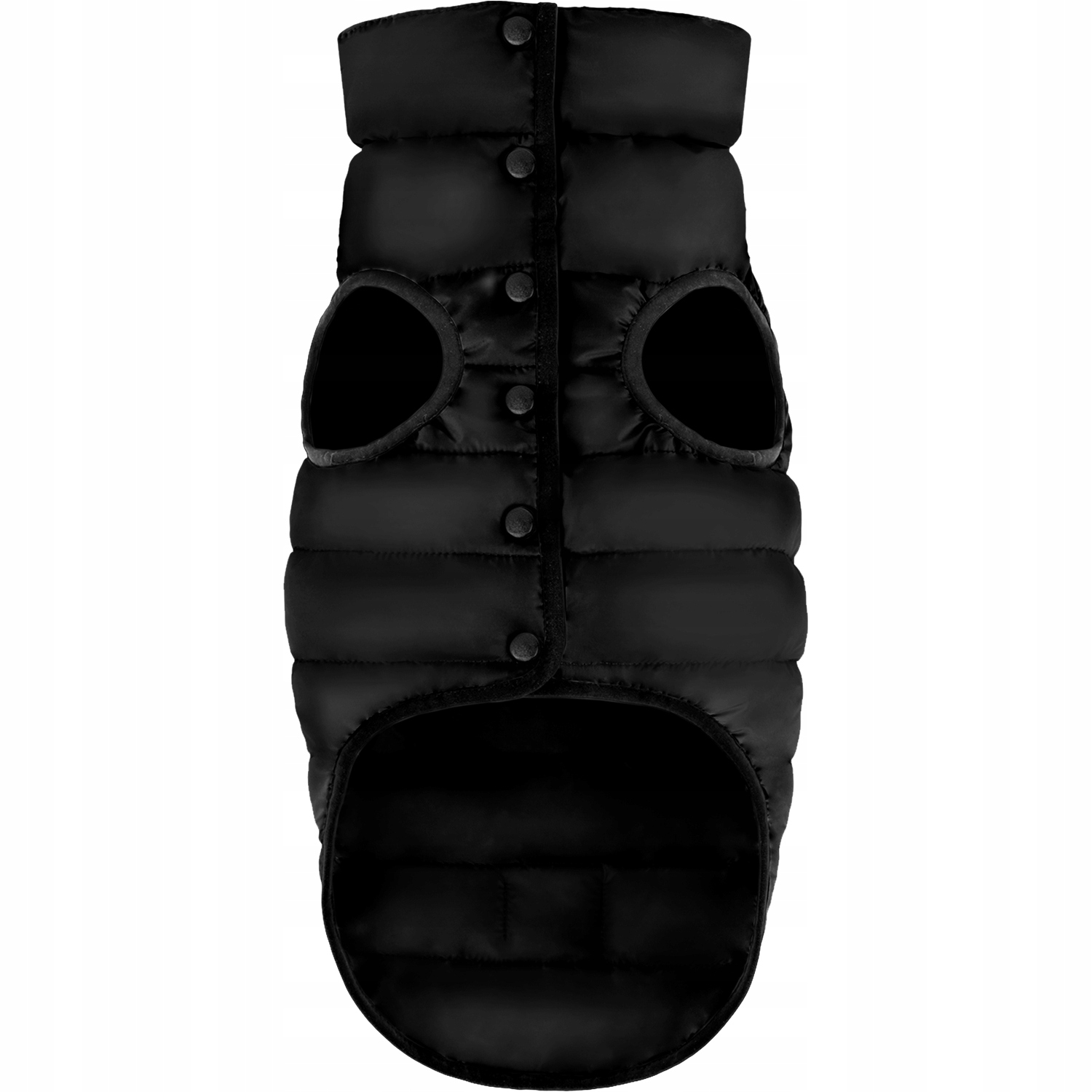 Levně Oblečení pro psa, vícesezónní bunda na knoflíky, černá, velikost Xs (S30)