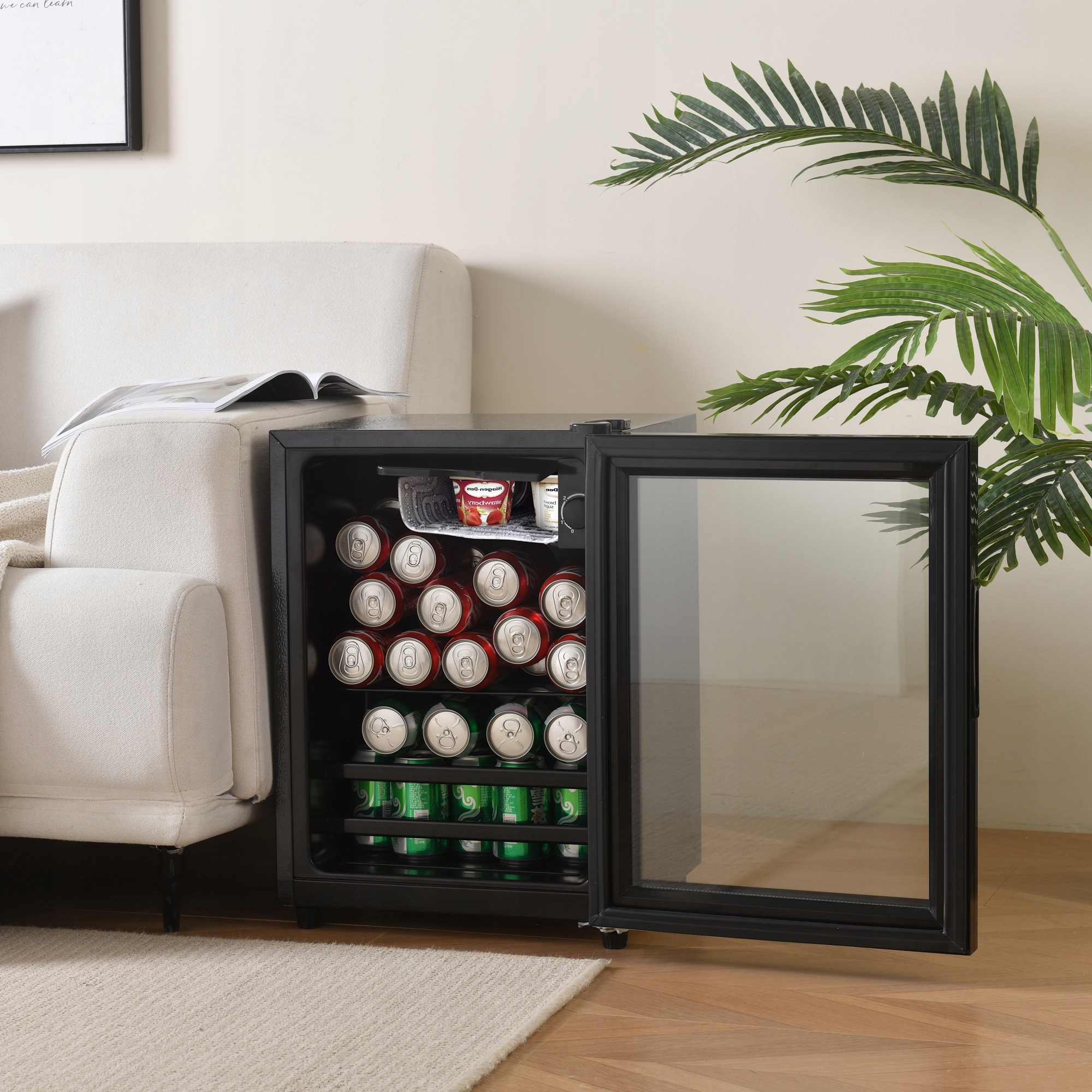 55L Mini-Lodówka 3L+52L 55.5cm 42 dB Marka bez marki