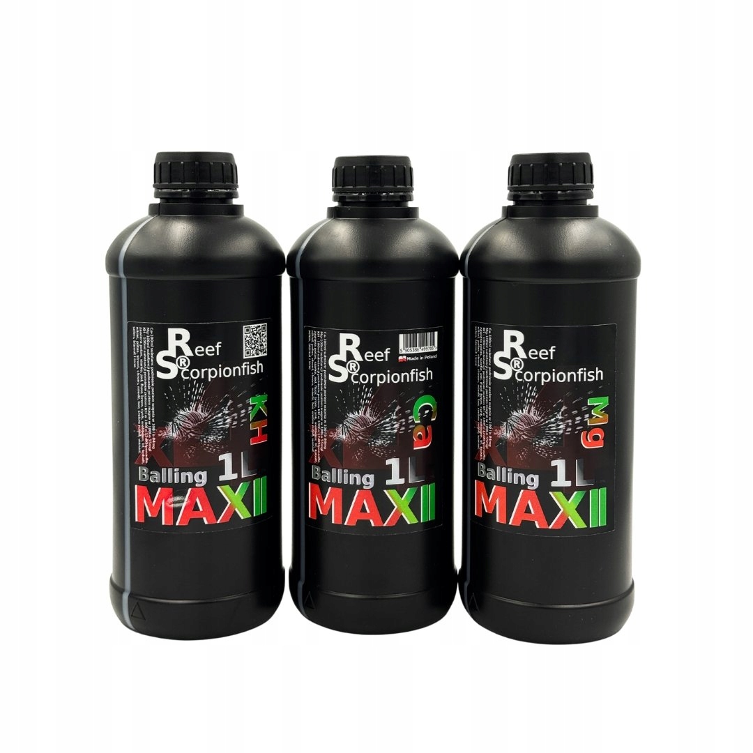 Sada Doplňků Pro Metodu Ballingu 3X1L Max II Mořské Akvárium