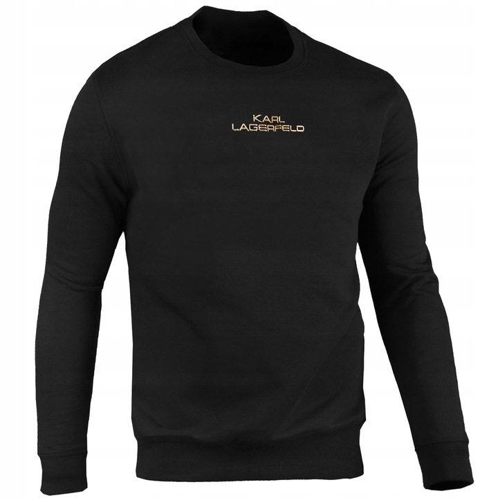 Karl Lagerfeld pánská mikina černá bez kapuce 705061-554942-990 XL