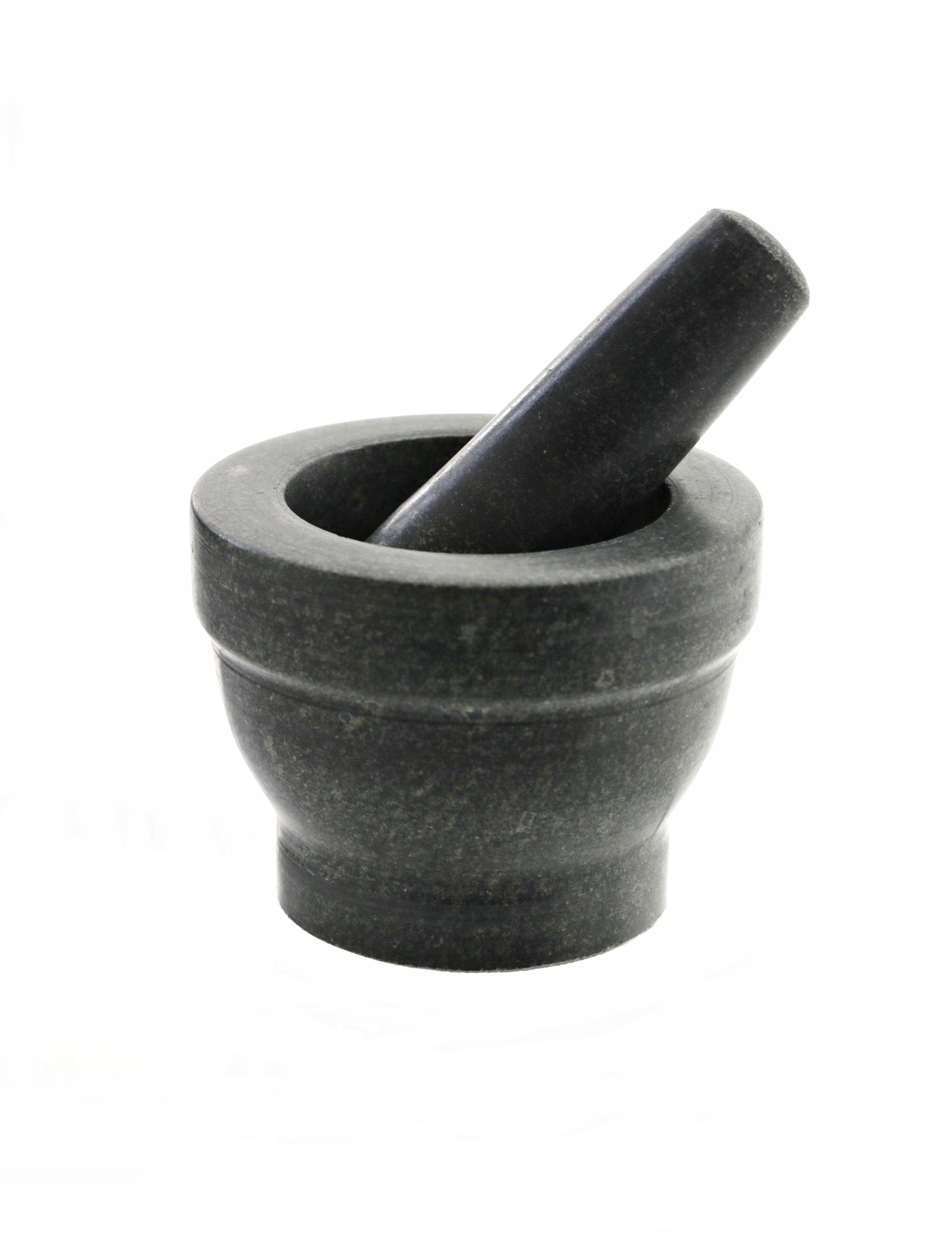 

Marmurowy Moździerz Z Tłuczkiem czarny 11,5 cm