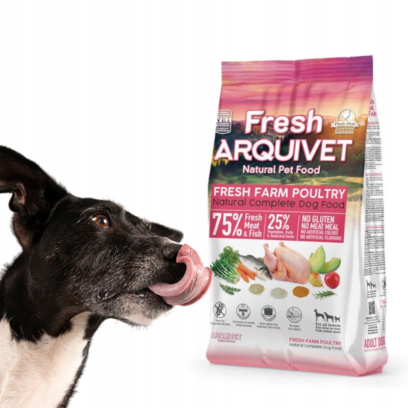 Levně Arquivet Fresh Polo-vlhké krmivo psy s kuřecím masem a mořskými ryba 2,5 kg