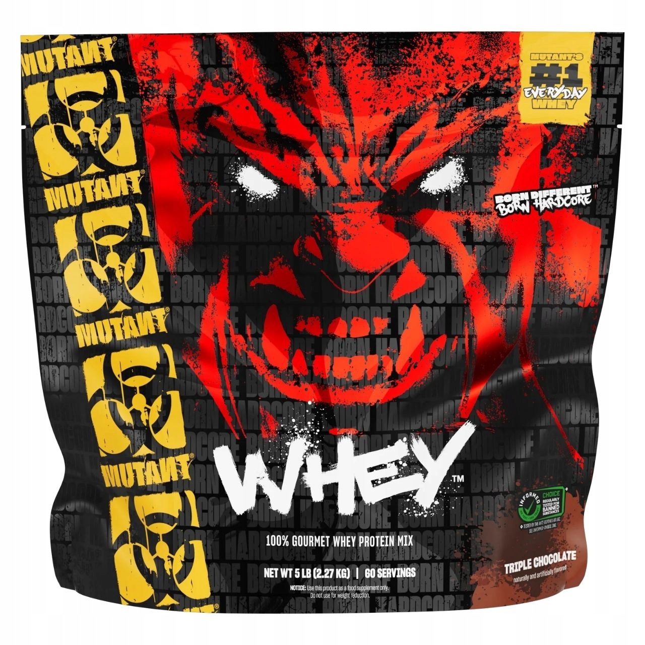 Mutant Whey Protein Trojitá Čokoláda Bílkoviny Wpc 2270 g